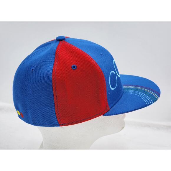 Coogi Hat Blue Red Cap Streetwear Urban Fashion Hip Hop Style Bold Size 7 1/4 - Picture 9 of 13